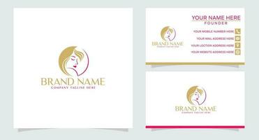 Luxus-Logo-Design-Konzept, Blumen-Lotus-Logo, Beauty- oder Spa-Logo-Vorlage vektor