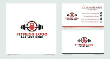 Fitness Vektor Logo Design Vorlage, Design zum Fitnessstudio, und Fitness Vektor