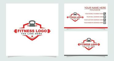 Fitness Vektor Logo Design Vorlage, Design zum Fitnessstudio, und Fitness Vektor