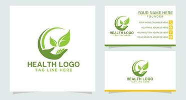 Gesundheit Pflege Vektor Logo Vorlage. medizinisch Gesundheitswesen Logo Design Vorlage.