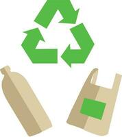 Recycling zum unser Planet vektor