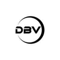 dbv Brief Logo Design im Illustration. Vektor Logo, Kalligraphie Designs zum Logo, Poster, Einladung, usw.