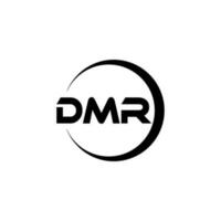 dmr Brief Logo Design im Illustration. Vektor Logo, Kalligraphie Designs zum Logo, Poster, Einladung, usw.