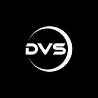 dvs brev logotyp design i illustration. vektor logotyp, kalligrafi mönster för logotyp, affisch, inbjudan, etc.