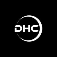 dhc Brief Logo Design im Illustration. Vektor Logo, Kalligraphie Designs zum Logo, Poster, Einladung, usw.