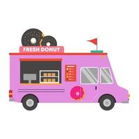 Donut Truck Symbol vektor