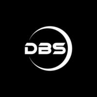 dbs Brief Logo Design im Illustration. Vektor Logo, Kalligraphie Designs zum Logo, Poster, Einladung, usw.