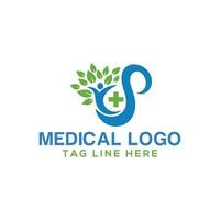 natürlich Gesundheit Wellness Logo Design kostenlos vektor