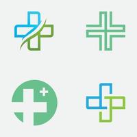 medicinsk logotyp mall vektor illustration design