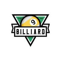 biljard logotyp vektor