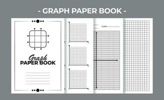 druckbar leer Graph Papier Buch Vektor Design Vorlage