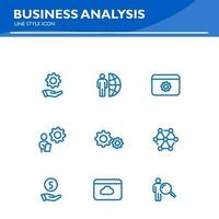 Geschäft Analyse Linie Symbol Planung, Finanzierung, gewähren, Publikum, Präsentation, Marketing vektor