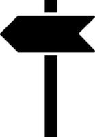 Glyphe Schild Symbol oder Symbol. vektor