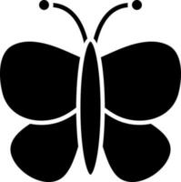 vektor illustration av fjäril i svart och vit Färg.