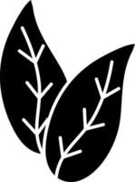 tropisk löv ikon av symbol. vektor