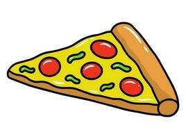 Pizza schnell Essen Clip Art Illustration vektor