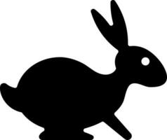 Vektor Illustration von Hase Symbol.