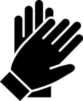 Vektor Illustration von Handschuhe Symbol.