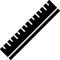 Glyphe Lineal Rahmen Symbol oder Symbol. vektor