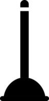Kolben Symbol im schwarz Farbe. vektor