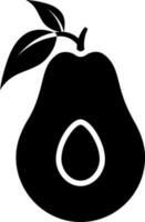 Vektor Illustration von Avocado Symbol.