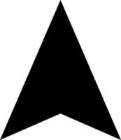 Glyphe Mauszeiger Symbol im schwarz Farbe. vektor