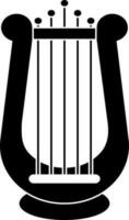 illustration av lyra ikon för musik begrepp. vektor