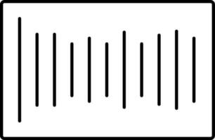 eben Zeichen oder Symbol von Barcode. vektor