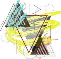 abstrakt Hintergrund mit geometrisch Elemente. vektor