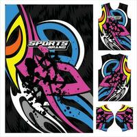 Sport Jersey Muster Textur Hintergrund Design vektor