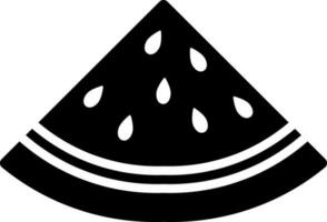 Illustration von Wassermelone Symbol. vektor