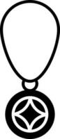 isoliert Glyphe Symbol von Medaille, Vektor Zeichen oder Symbol.