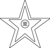 Illustration von ein Star Symbol. vektor