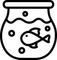 Illustration von Aquarium Symbol oder Symbol. vektor