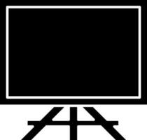 Illustration von Schule Tafel Symbol im eben Stil. vektor