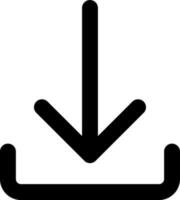 vektor illustration av ladda ner ikon eller symbol.