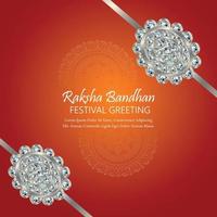 Raksha Bandhan Vektor-Illustration mit kreativen Vektor-Illustration vektor