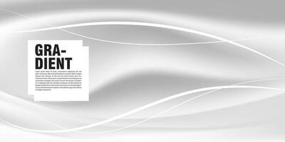 abstrakt bakgrund slät vit lutning maska Vinka design. mjuk bakgrund mall vektor