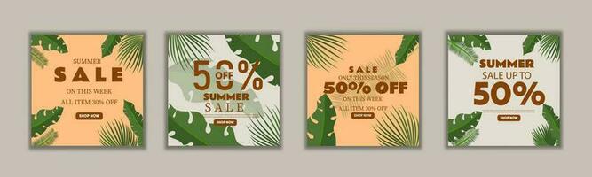 Verkauf Banner Vorlage Design, groß Verkauf Besondere Angebot. Ende von Jahreszeit Besondere Angebot Banner Illustration vektor