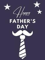 glücklich Väter Tag, Banner, Illustration vektor