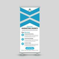 Fachmann Digital Marketing Agentur rollen oben Banner Design Vorlage kostenlos Vektor