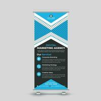 korporativ modern Digital Marketing Agentur rollen oben Banner Design Vorlage kostenlos Vektor