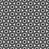 nahtlos Muster von schwarz Silhouette von ein abstrakt Rose auf ein Weiß Hintergrund vektor