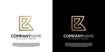 Vektor golden Monogramm z Brief Logo. kreativ Logo Inspiration