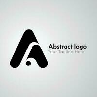 abstrakt brev en logotyp design begrepp mall.a brev logotyp. en logotyp mall vektor