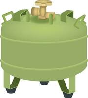 luft kompressor gas tank eller luft tank vektor illustration bild