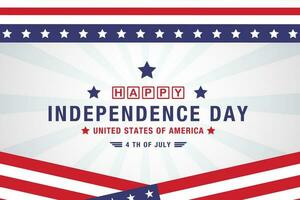 vektor 4:e av juli amerikan oberoende dag patriotisk bakgrund