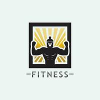 Fitness-Logo-Design-Vektor-Illustration-Symbol vektor