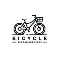 Fahrrad Logo Design Vektor Illustration