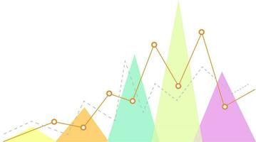 Finanzen Bericht Buchhaltung Statistiken. vektor